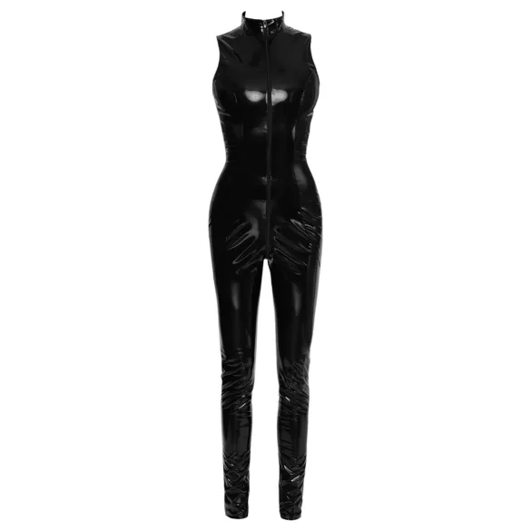 Black Level - combinaison brillante zippée - noir