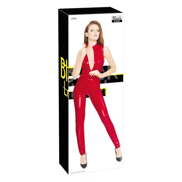 Black Level - combinaison zippée sans manches - vinyle rouge