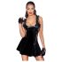Noir - robe mini à volants (noir)