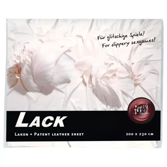 Drap laqué - drap imperméable PVC blanc 200x230 cm