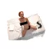 Drap laqué - drap imperméable PVC blanc 200x230 cm