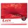 Drap laqué - Drap housse imperméable - PVC rouge 200x220cm