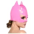 Black Level - masque chat en latex - rose