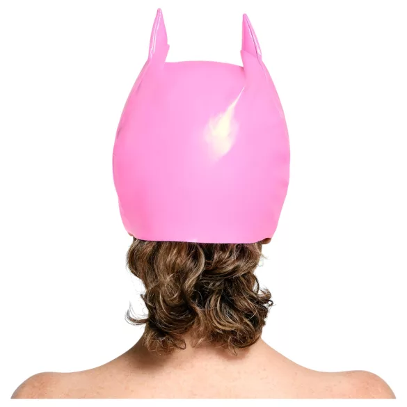 Black Level - masque chat en latex - rose