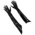 Black Level - gants longs en vinyle noir - L