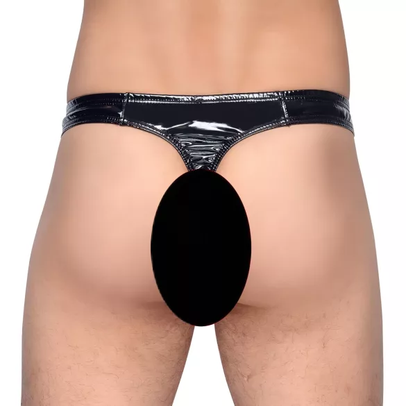 Black Level - string homme classique - effet laqué noir - L