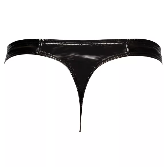 Black Level - string homme classique - effet laqué noir - L