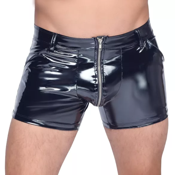 Black Level - short homme vinyle poches latérales - noir - M