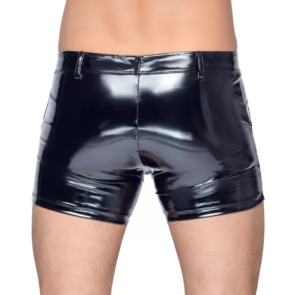 Black Level - short homme vinyle poches latérales - noir - M