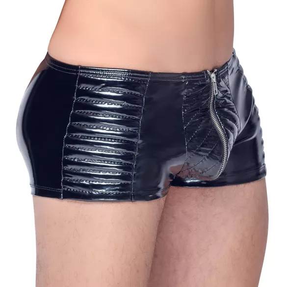 Black Level - short homme zippé - noir