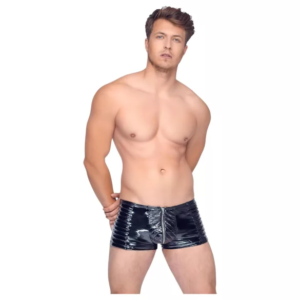 Black Level - short homme zippé - noir