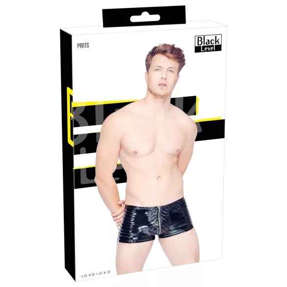 Black Level - short homme zippé - noir - M
