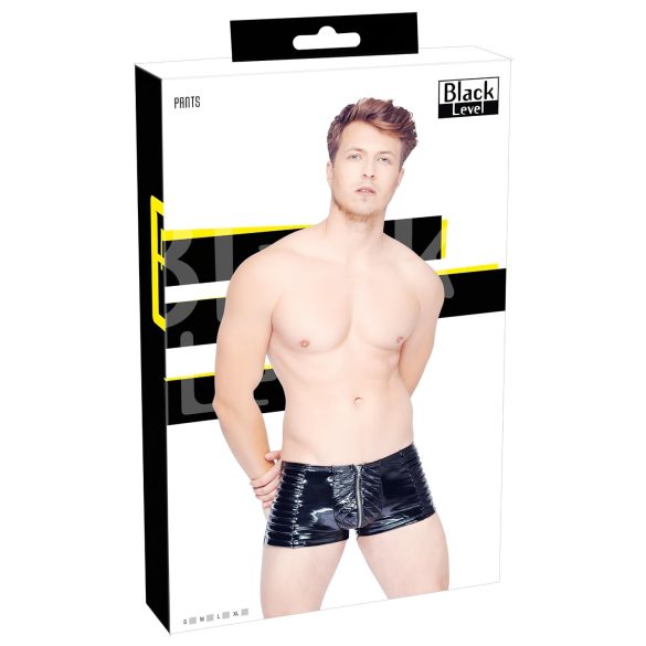 Black Level - Short zippé pour homme (noir) - L