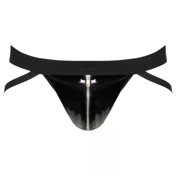 Black Level - jockstrap zippé - vinyle noir - M