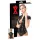 LATEX - haut femme manches courtes zippé - latex noir - 2XL