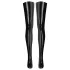 LATEX - bas autofixants femme - noir