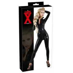 LATEX - combinaison longue femme - manches longues - noir