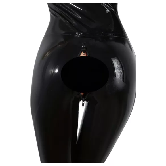 LATEX - combinaison longue femme - manches longues - noir - 2XL