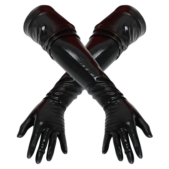 LATEX - gants longs unisexes - noir - M