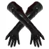 LATEX - gants longs unisexes - noir - XL