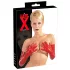 LATEX - Gants longs unisexes - latex - rouge - M