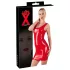 LATEX - robe moulante sans manches - mini - latex rouge - S