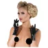LATEX - gants courts unisexes - noir - L