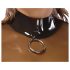 LATEX - Haut en latex transparent (transparent-noir) - S-L