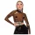 LATEX - haut latex transparent - noir - L