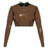 LATEX - haut latex transparent - noir - L