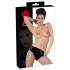 Culotte féminine en latex avec gode interne (noir) - M
