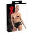 LATEX - culotte femme avec préservatif intégré - noir