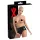 Culotte femme Late X avec préservatif vaginal (noir) - L