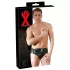 LATEX - slip homme gode anal intégré pénis interne - noir - XL