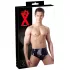 LATEX - slip homme avec plug anal conique intégré - noir - M