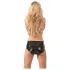 LATEX - culotte avec gode externe - noir - taille S-L
