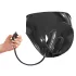 LATEX - culotte femme avec 2 godemichés internes gonflables - noir - M