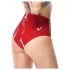 LATEX - Culotte rouge avec dildo réaliste