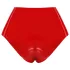 LATEX - Culotte rouge avec dildo réaliste
