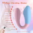 Mrow 03 - vibromasseur duo rechargeable étanche - silicone bleu rose
