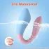 Mrow 03 - vibromasseur duo rechargeable étanche - silicone bleu rose