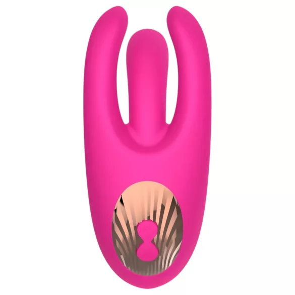 Mrow - stimulateur clitoridien vibrant 3 branches rechargeable - rose