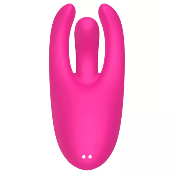 Mrow - stimulateur clitoridien vibrant 3 branches rechargeable - rose