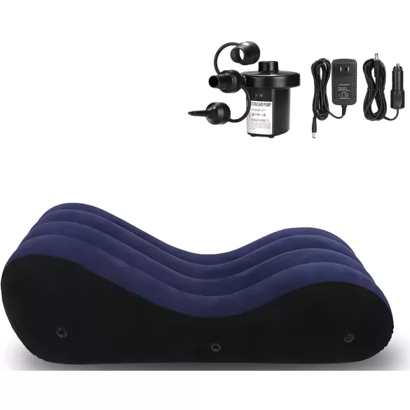Magic Pillow - canapé sex gonflable - grande taille - bleu