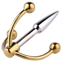   Urethralplay - dilatateur urétral en métal ancré - 4,5 cm argenté