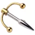 Urethralplay - dilatateur urétral en métal ancré - 4,5 cm argenté