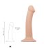 Strap-on-me M - Dildo réaliste à double couche - moyen (naturel)