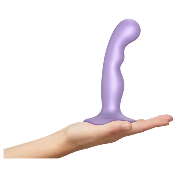 Strap-on-me - gode ceinture réaliste courbé ventouse - silicone violet S