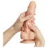 Strap-on-me - gode ceinture double densité ventouse - silicone chair