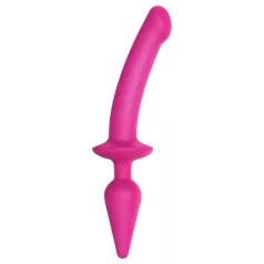   Strap-on-me Swith Semi-Réaliste L - Dildo 2en1 en silicone (rose)